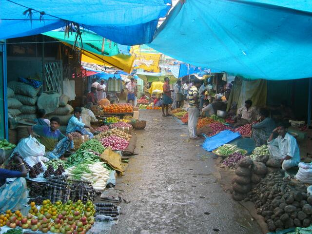 Markt in Indien