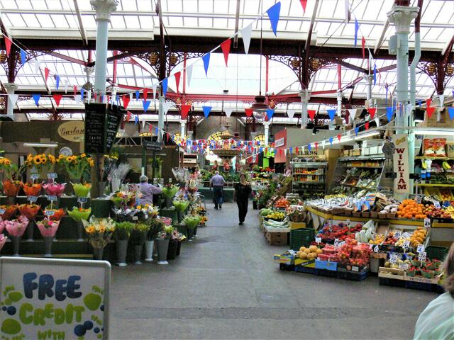 Markt auf der Kanalinsel Jersey