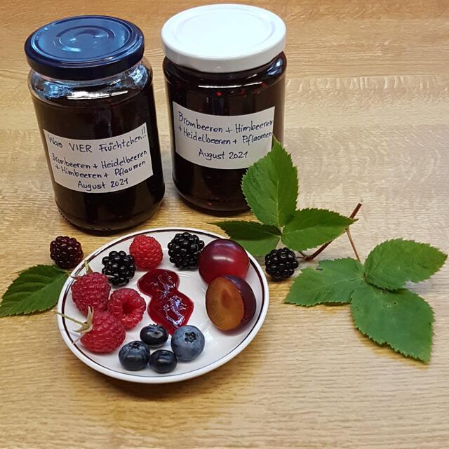 Was sind das vier Früchtchen?! / Vierfruchtmarmelade siehe mein Beitrag: Mehr als Marmelade