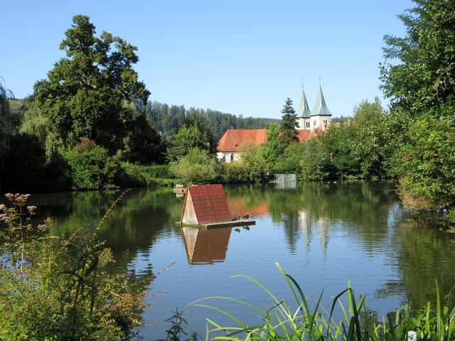 Der Feuersee am Nachmittag, ganz anders als die bezaubernde Stimmung am Morgen.