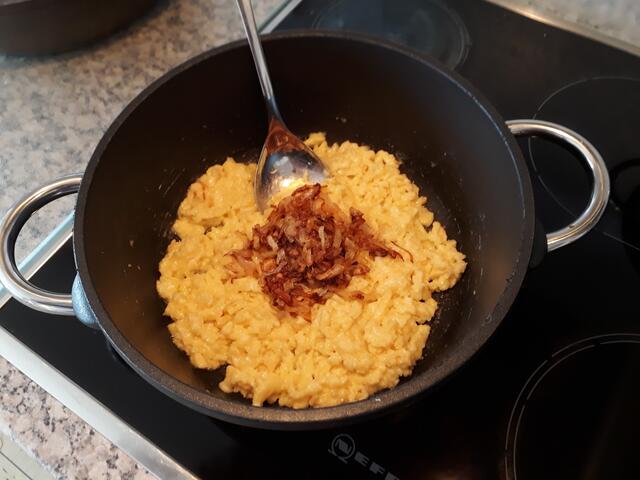 heute gab's Kässpätzle