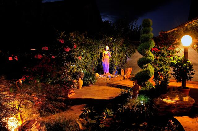 Garten von Heinz Firminus und Renate Müller Massenbachhausen