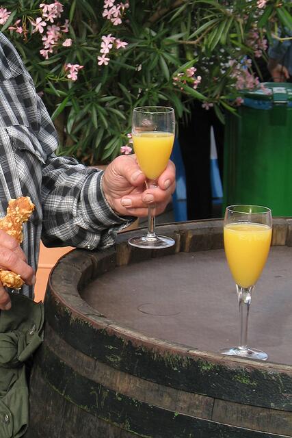 in Nordheim war auch O-Saft im Angebot
