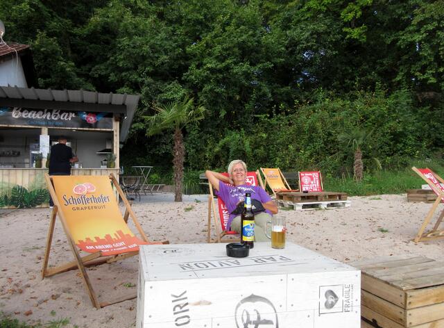 Und am Ende Chillen in der Beach Bar