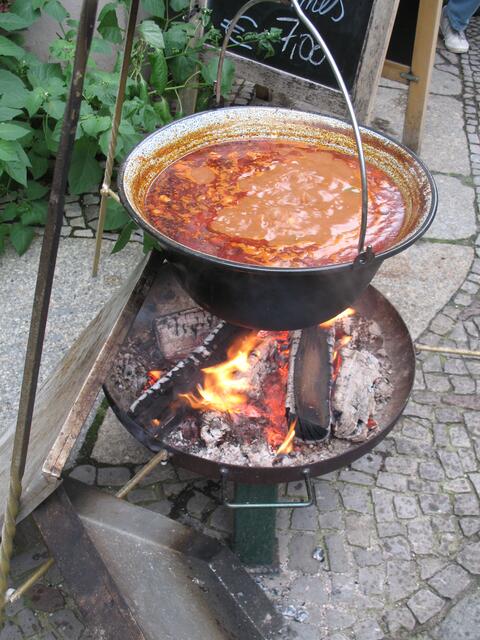 Beim Straßenfest