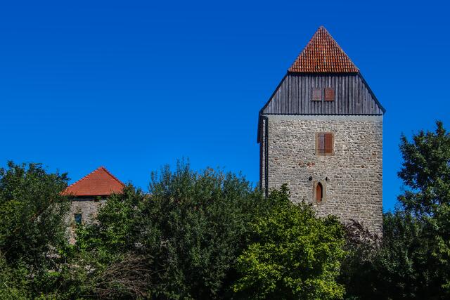 Horkheimer Schloss in spätsommerlichem Licht