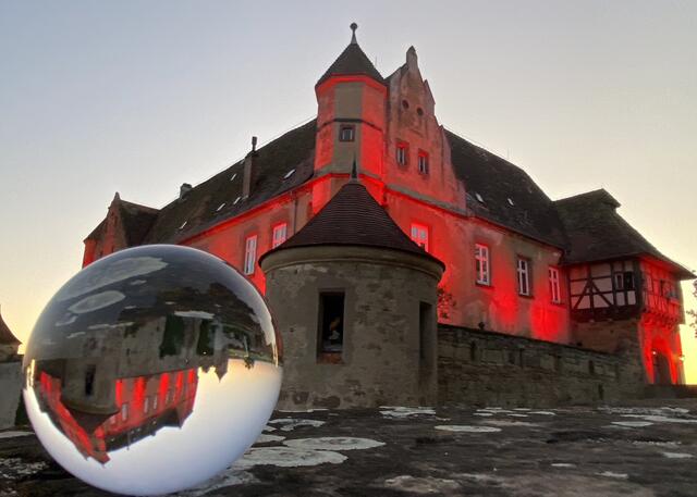 Burg Schloss Stettenfels gekugelt