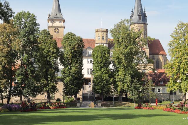 Blick auf Schloß in Öhringen