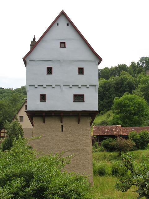 Topplerschlösschen unterhalb von Rothenburg