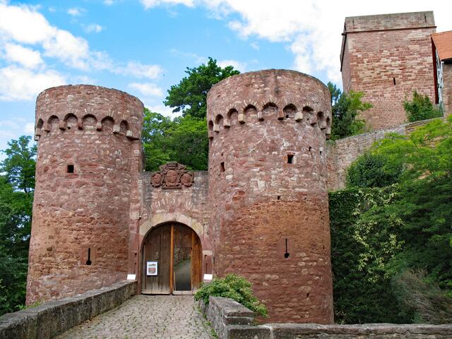 Tor zur Burg Gamburg