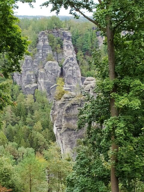 Beeindruckende Felsformationen.