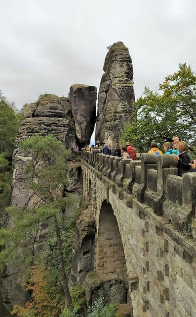 Die berühmte Basteibrücke