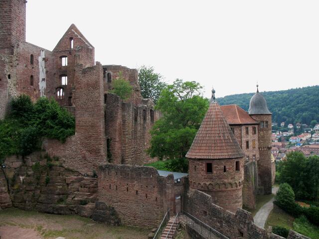 wo die Tauber in den Main fließt: Burg Wertheim