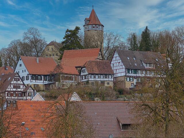 Götzenburg Möckmühl im Januar