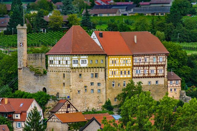 DAS OBERE SCHLOSS IN TALHEIM