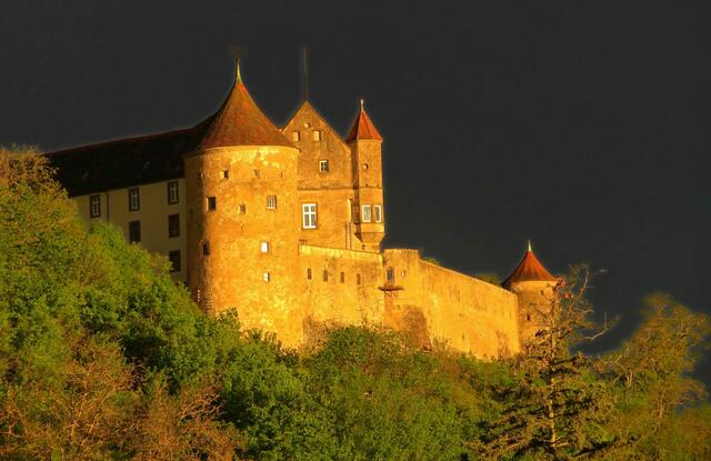 Burg Stettenfels - Gewitterstimmung