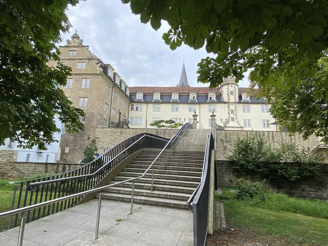Blick auf das Öhringer Schloss