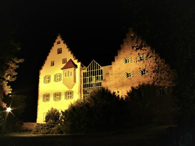 Deutschordensschloss Neckarsulm beleuchtet