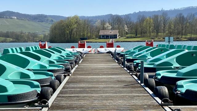Mein "Sommerlieblingsweg": Tretbootverleih am Breitenauer See