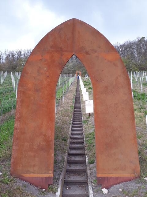 Himmelsleiter am Weitblickweg Hohenhaslach