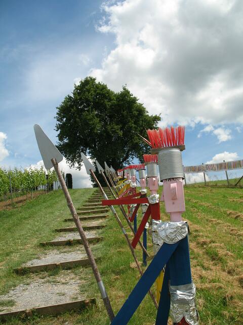 gut bewachte Treppe. LAGA Öhringen