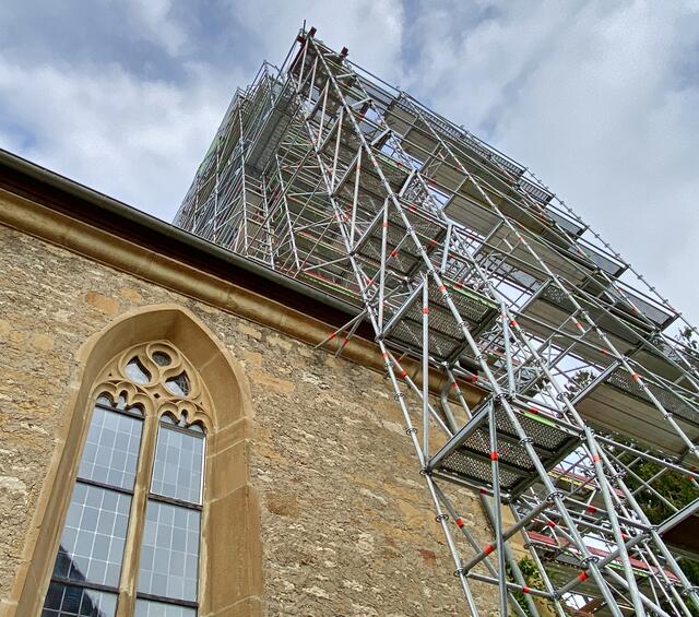 Martinskirche Langenbeutingen "Kirchturmsanierung"