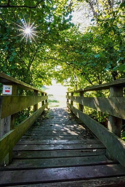 Georg-Fahrbach-Weg an der Sall