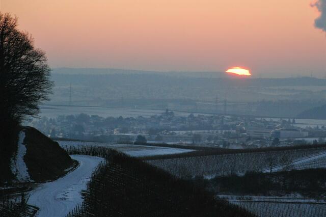 Sonnenaufgang im Januar