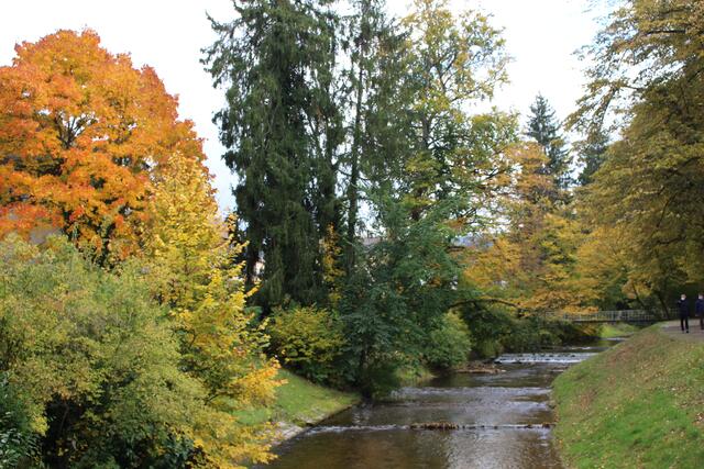 Lichtentaler Allee: Im 19. Jh als Promenade der berühmten Besucher der mondänen Kurstadt bekannt.