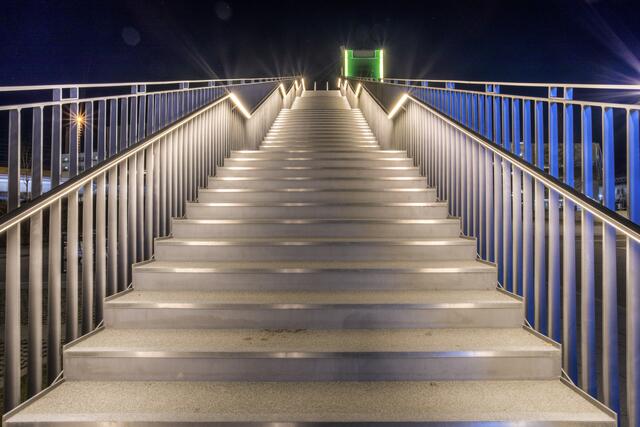 Fußgängerbrücke am Bildungscampus