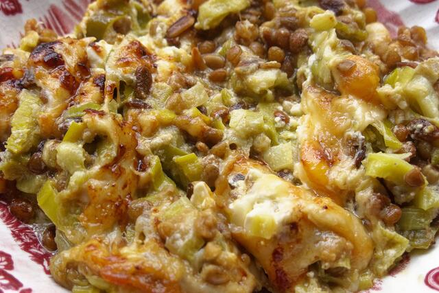 Der Linsenauflauf von Wolfgang Kynast passt sehr gut in diese Jahreszeit. | Foto: Wolfgang Kynast