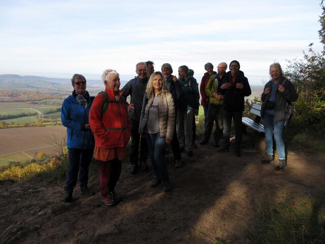 Und wieder ist die Sonne hinter der Truppe