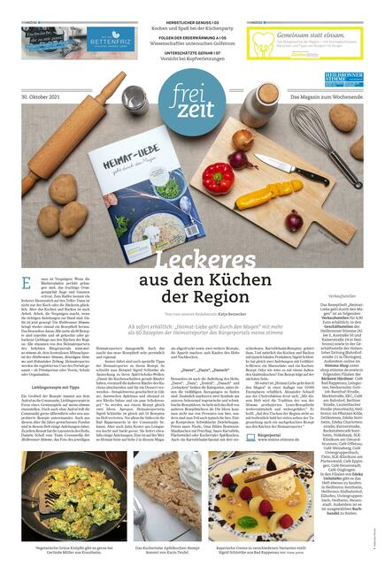 Die Titelseite im Magazin sieht so aus.