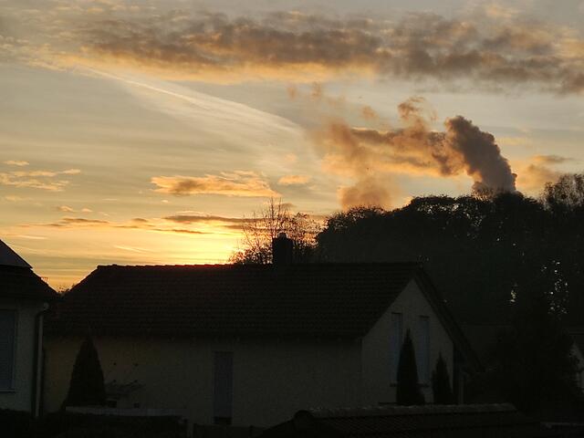 Der goldene Sonnenaufgang