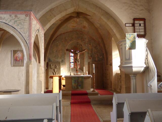 Wo ist dieses schlichte und wunderschöne Kircheninnere zu finden?