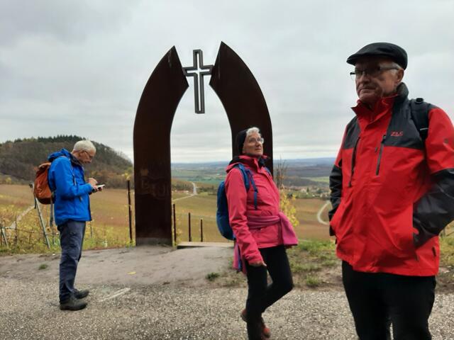 oben an der Himmelsleiter angekommen