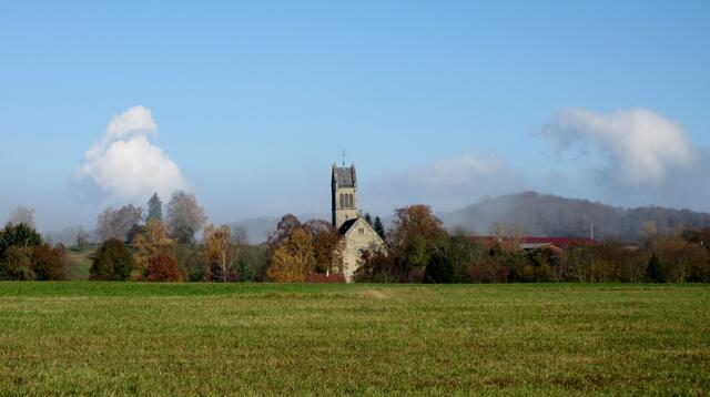 Die Kirche in Geißelhardt hat uns wirklich beeindruckt