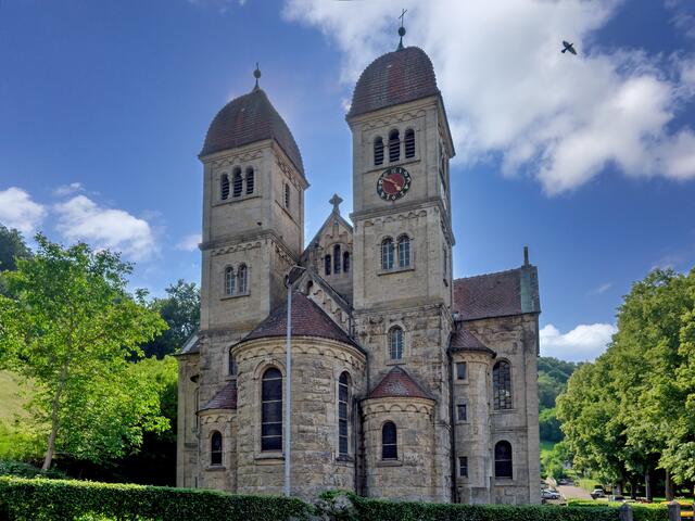 Alte katholische Kirche in Künzelsau