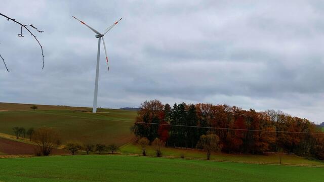 Nördlichstes Windrad vom Landkreis Heilbronn