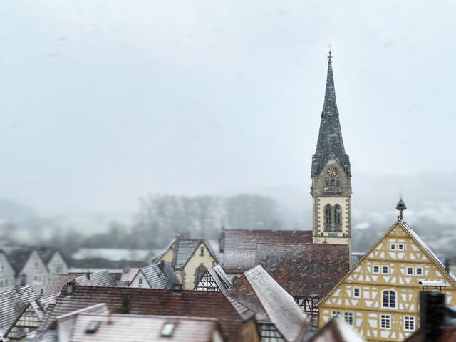 Der Winter hält auch im Jagsttal Einzug | Möckmühl