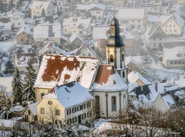 Kleine Dorfkirche Dahenfeld in Echt