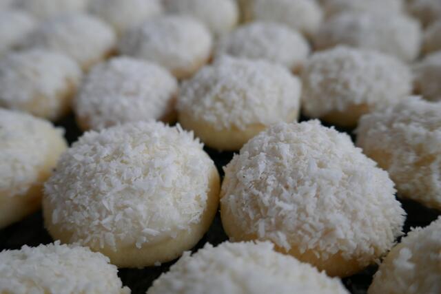 "Kokosbällchen" gestern gebacken!