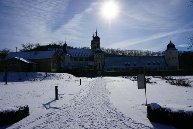Kloster Schöntal im Schnee