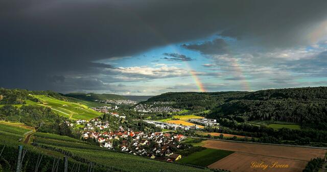 Bild des Monats Hohenlohe im August 2021: "Dramatische Wolken" von Heimatreporterin Gülay Sween. | Foto: Gülay Sween