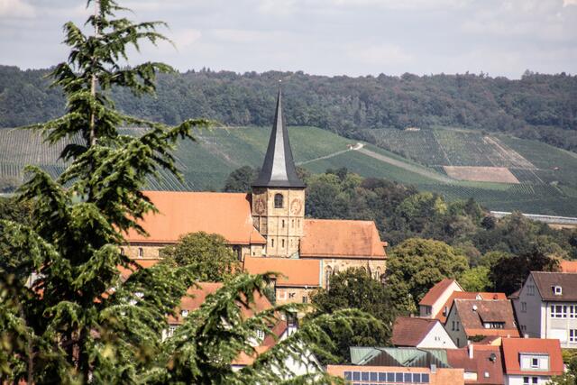 Johanneskirche Weinsberg im Spätsommer