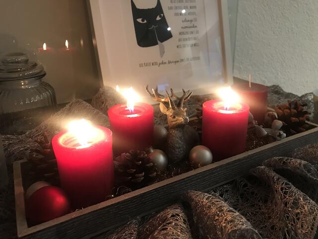 Adventsgesteck