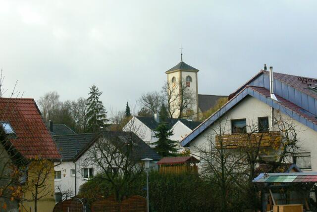 Die Kirche im Dorf (Stebbach)