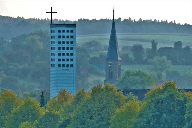 Katholische und evangelische Kirche von Gemmingen
