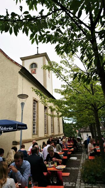 Gastfreundliche Kirche in Stebbach