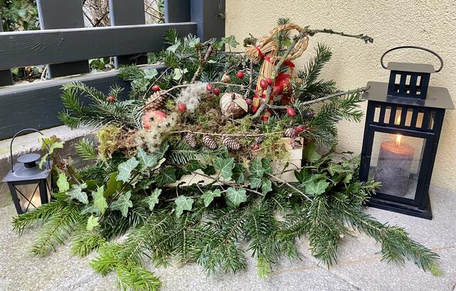 Weihnachtliche Begrüßung